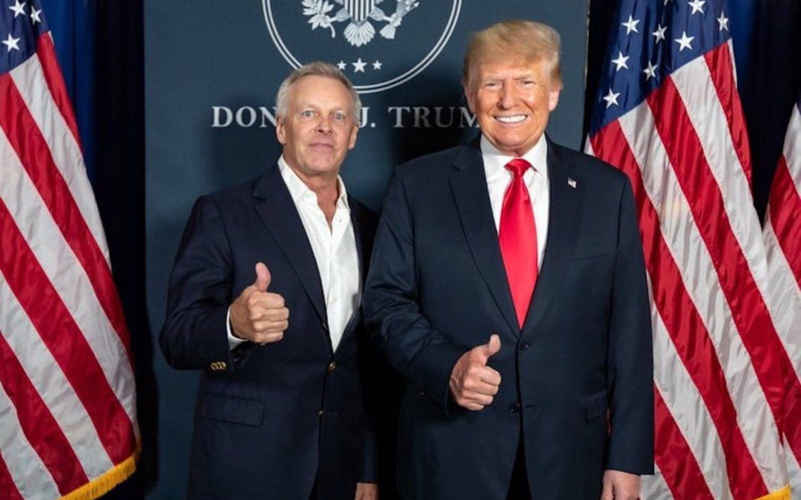 John Gordon with President Donald Trump